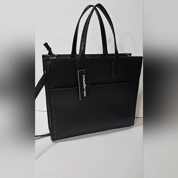 NWT Karl Lagerfeld Paris Nouveau Tote - Picture 5 of 7